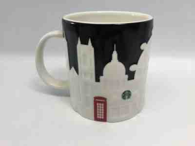 Starbucks London Black Relief Mug City Collection England - Sold on eBay Feb, 8th 2019 for $30.00