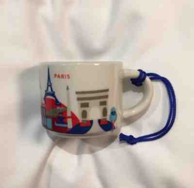 Starbucks Paris YAH Ornament Mug France Demi You Are Here Christmas Coffee 2oz - Sold on eBay Jan, 27th 2019 for $99.99