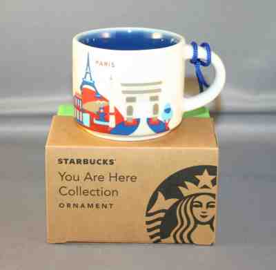 starbucks christmas paris yah cup mug NWT ornament - Sold on eBay Dec, 23rd 2018 for $45.00
