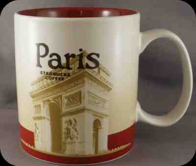 Starbucks Coffee Mug Paris 16 oz 2016 - Sold on eBay Feb, 14th 2019 for $44.99
