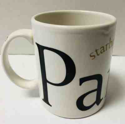 Starbucks Coffee 2002 City Mug Collector Series Paris 16 oz Arc De Triomphe - Sold on eBay Feb, 10th 2019 for $5.90