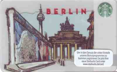 GERMANY STARBUCKS CARD " BERLIN " © 2014 | Special Edition | Serie 6133xxx - Sold on eBay Jan, 31st 2019 for $4.99