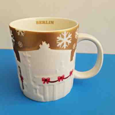 Starbucks NWT Berlin Christmas GOLD Xmas 2014 Relief series Mug Original MINT - Sold on eBay Jan, 18th 2019 for $44.90