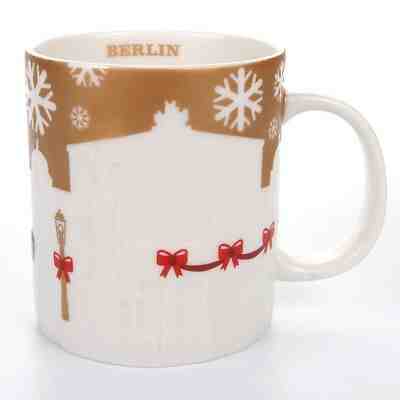 Starbucks® Relief Mug Berlin Germany Gold X-mas Christmas NEW  - Sold on eBay Dec, 21st 2018 for $25.00