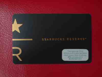 Starbucks Macau Reserve Card For Collector - Sold on eBay Jan, 17th 2019 for $6.80