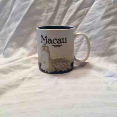 16 oz Starbucks Mug Coffee Cup Macau City Collector Series Mugs - Sold on eBay Jan, 5th 2019 for $4.47