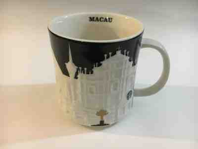 Starbucks Coffee City Mug Relief Skyline Church Macau Chine 16 oz Coffee Mug - Sold on eBay Dec, 23rd 2018 for $30.00