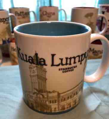 Starbucks Coffee Kuala Lumpur Malaysia Global Icon Series Mug Petronas Towers