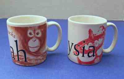 SABAH & MALAYSIA 3 oz STARBUCKS 2007 Gobal Icon City Mug Collector Series NIB  - Sold on eBay Jan, 10th 2019 for $24.99