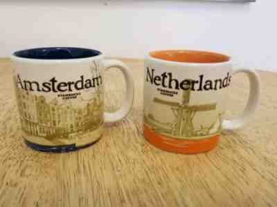 Starbucks Amsterdam And Netherlands Demitasse Mug Set, 3 oz.  - Sold on eBay Feb, 2nd 2019 for $24.99