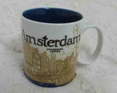 16oz Starbucks Coffee Cup Mug Amsterdam City Collector Series Mugs - Sold on eBay Jan, 28th 2019 for $45.99