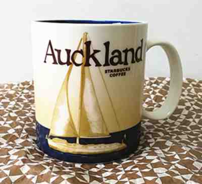 Starbucks Mug Auckland City Cup Collector Series Mug 16 oz - Sold on eBay Jan, 21st 2019 for $26.01