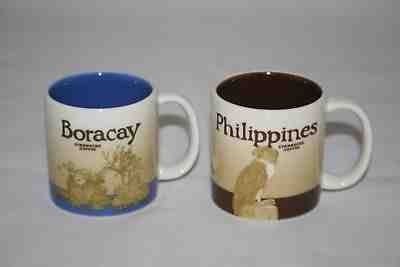 SET 2 Starbucks Coffee Demitasse Espresso Cups Philippines Boracay 3 oz EUC - Sold on eBay Dec, 27th 2018 for $17.50