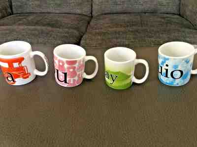 4 Starbucks Collector Series Cities Tagaytay, Baguio, Manila and Cebu 3oz Mugs - Sold on eBay Feb, 10th 2019 for $11.01