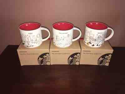 Starbucks 2017 Holiday You Are Here Philipines, Manila & Cebu Mugs - Sold on eBay Dec, 22nd 2018 for $100.00