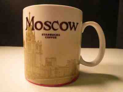 STARBUCKS Moscow Global Icon Series Collector Mug 16 Fl. Oz. 2008 - Sold on eBay Feb, 10th 2019 for $24.99