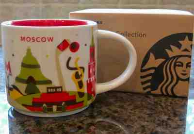 NWT Starbucks MOSCOW Russia You Are Here YAH Collector Series Mug with SKU - Sold on eBay Jan, 15th 2019 for $49.99