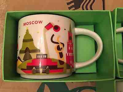 Starbucks MOSCOW You Are Here Series City Mug 14oz Brand New RUSSIA with box - Sold on eBay Dec, 18th 2018 for $43.00