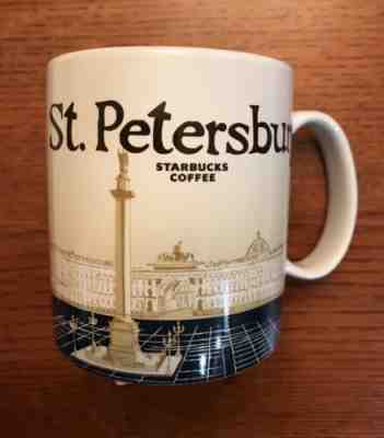 Starbucks City Mug 16 oz St.Petersburg Russia With Original Sales Stickers - Sold on eBay Jan, 26th 2019 for $63.00