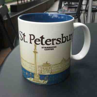 Original Starbucks City Mug 16 oz ST.PETERSBURG ver.2 Russia With Original Box - Sold on eBay Jan, 6th 2019 for $38.50