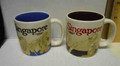 Lot of 2 Collector Series Starbucks City Collection Demitasse Mug Singapore 3 oz - Sold on eBay Feb, 12th 2019 for $29.95