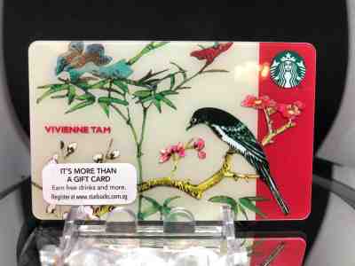 Starbucks Card Vivienne Tam (Singapore version) - Sold on eBay Feb, 9th 2019 for $6.00