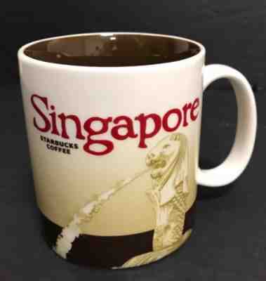 Singapore Starbucks Collector Series Coffee Mug Brown 2009 Tea Cocoa 16 fl oz - Sold on eBay Jan, 28th 2019 for $39.99