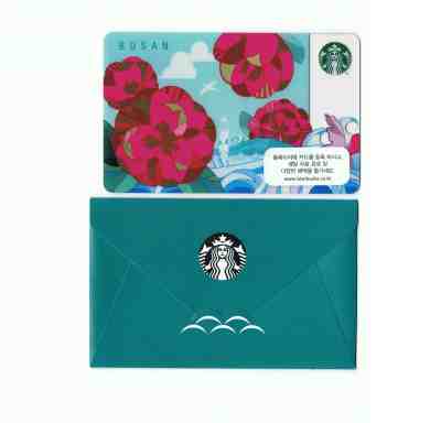 Starbucks Card Korea Busan Cherry Blossom Limited Edition Card Coffe Card rare - Sold on eBay Feb, 10th 2019 for $6.75