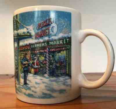 Starbucks Christmas Coffee Mug Cup Seattle Pike Place Farmers Market - Sold on eBay Feb, 13th 2019 for $0.99