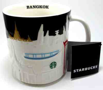 New Thailand Starbucks BANGKOK CITY Relief Global Icon Mug Series Collector - Sold on eBay Dec, 29th 2018 for $25.99