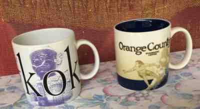 Two Starbucks Cups: Bangkok And Orange County - Sold on eBay Dec, 24th 2018 for $5.60