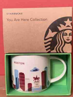 Starbucks YOU ARE HERE Collection - Boston  (14 oz.) - Sold on eBay Feb, 12th 2019 for $18.99
