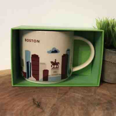 Starbucks City Mug Boston 14 Oz New In Box (no BoxLid) You are Here Series. 2014 - Sold on eBay Feb, 7th 2019 for $17.40
