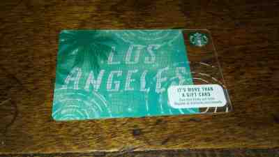 Starbucks Los Angeles City Card 2017 + Bonus - Sold on eBay Feb, 8th 2019 for $1.39