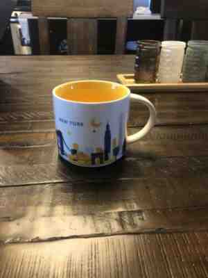 Starbucks New York You Are Here 14oz Coffee Mug Cup - Sold on eBay Feb, 12th 2019 for $4.99