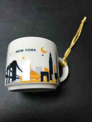 STARBUCKS COLLECTIBLE YOU ARE HERE COLLECTION ORNAMENT 2015 NEW YORK - Sold on eBay Feb, 11th 2019 for $13.50