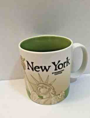 2011 STARBUCKS NEW YORK Global Icon Series Coffee Mug Cup 16oz Statue of Liberty - Sold on eBay Feb, 10th 2019 for $19.99