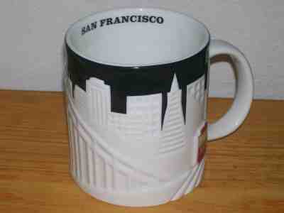2012 STARBUCKS COFFEE SAN FRANCISCO COLLECTOR SERIES CERAMIC SKYLINE MUG 16OZ - Sold on eBay Feb, 12th 2019 for $10.95