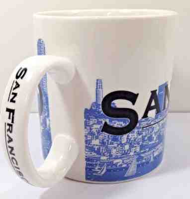 Starbucks Mug 2005 San Francisco Skyline Series One Barista City By The Bay  - Sold on eBay Feb, 11th 2019 for $7.99