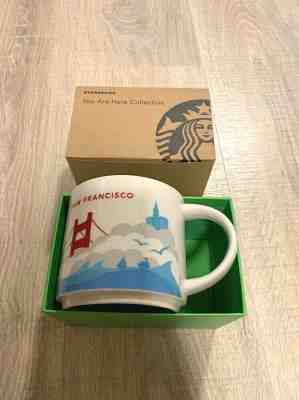 New Starbucks Coffee Mug 2017 SAN FRANCISCO YAH You Are Here Collection 14oz - Sold on eBay Feb, 10th 2019 for $26.98