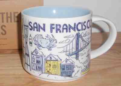 Starbucks Coffee Mug San Francisco Been There Across the Globe Collection NIB - Sold on eBay Feb, 10th 2019 for $19.99