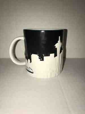 Starbucks Black and White Seattle Collector Series 16 oz Coffee Mug  - Sold on eBay Feb, 14th 2019 for $37.99