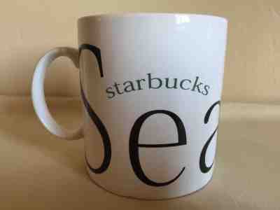 1994 Starbucks "Seattle " Coffee City Mug Space Needle Ceramic 20 oz - Sold on eBay Feb, 13th 2019 for $7.49