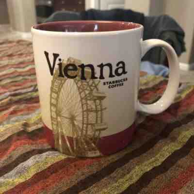 Starbucks Coffee Global Icon City Collector Series VIENNA Mug Cup 16 oz Austria - Sold on eBay Feb, 10th 2019 for $30.00