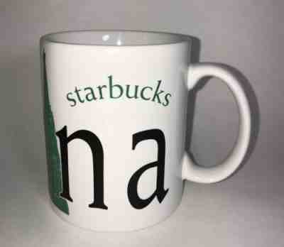 Starbucks 2002 City Mug Vienna Austria 16 Oz. Jan Belson Collectors Series White - Sold on eBay Jan, 24th 2019 for $0.99