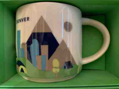 NEW Denver Colorado Starbucks You Are Here Mug 14 oz Discontinued - Sold on eBay Feb, 11th 2019 for $25.00