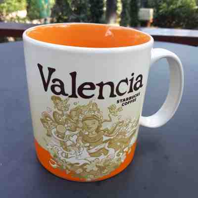 Original Starbucks City Mug 16 oz Valencia Series 2016-2017 Spain Discontinued - Sold on eBay Feb, 11th 2019 for $31.50