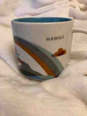 Discontinued Starbucks 2015 You Are Here Series Coffee Mug Cup YAH Hawaii 14 Oz - Sold on eBay Feb, 9th 2019 for $14.99