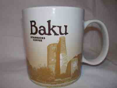 2015 BAKU Azerbaijan Starbucks Global Icon Series City Mug16 Oz. New WITHOUT Box