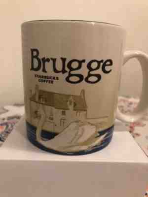 Starbucks Brugge Belgium 16 oz Mug Blue Global Icon City Collector Series 406 - Sold on eBay Jan, 8th 2019 for $43.00